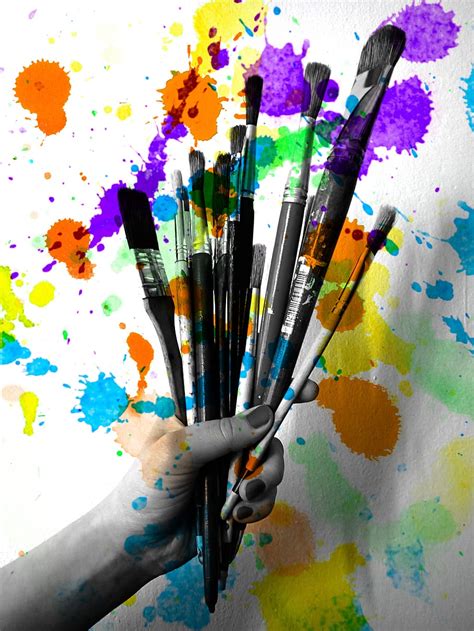 Enchanted brush for color magic wonder